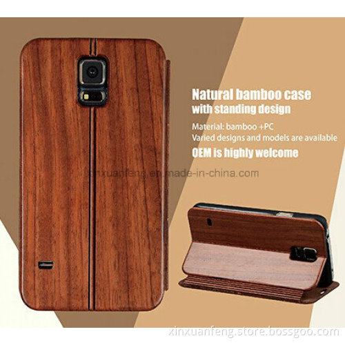 Natural Bamboo Case with Standing Design (XF-C5-025)